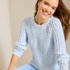 Zoe Cotton Crew Sweater
