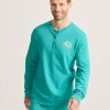 Big & Tall Terry Long-Sleeve Henley