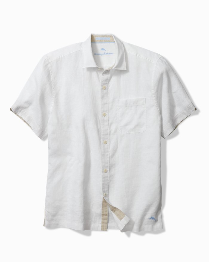 Big & Tall Paradise Breezer Linen Short-Sleeve Shirt