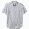 San Lucio Tri Leaf Geo Stretch Knit Shirt