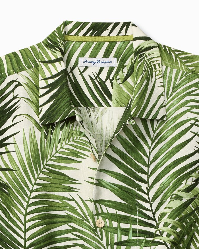 Big & Tall Palm Patrol Silk Camp Shirt