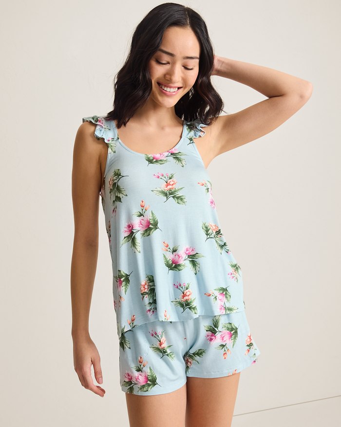 Jersey Tank & Shorts Pajama Set