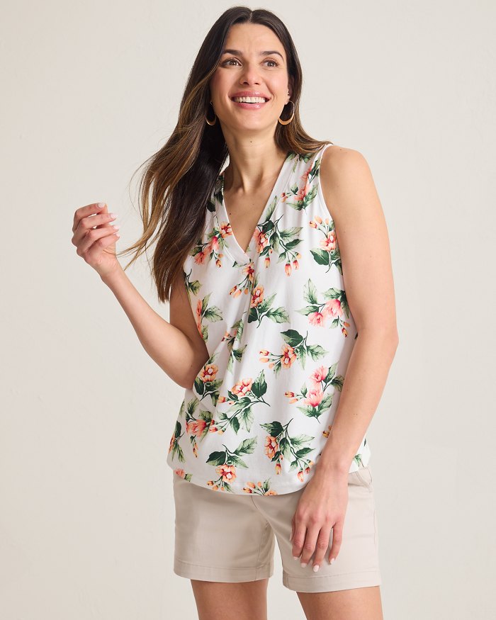 Kauai Florentina Flourish Tank Top
