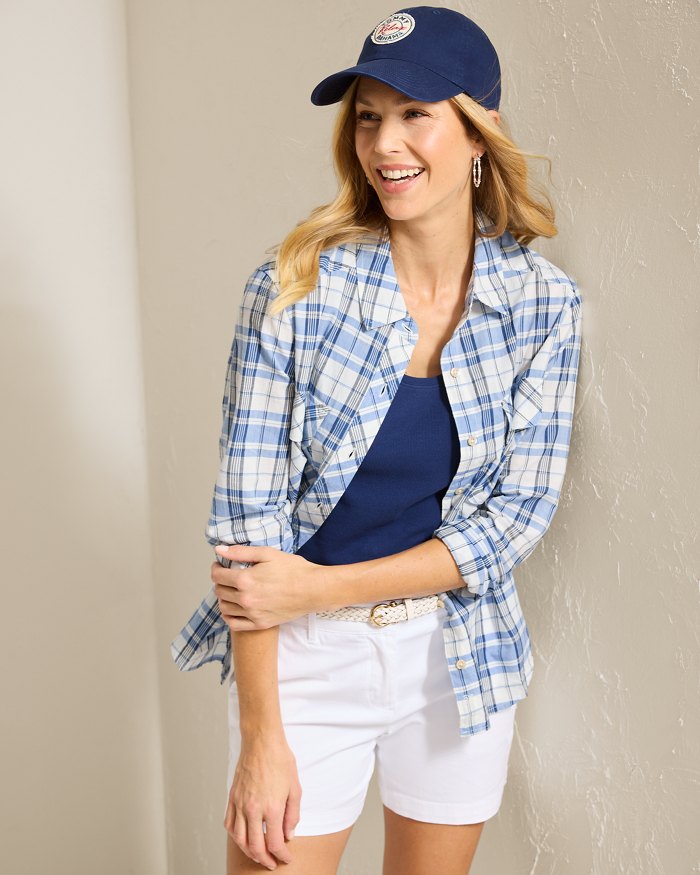 Ocean Madras Long-Sleeve Shirt