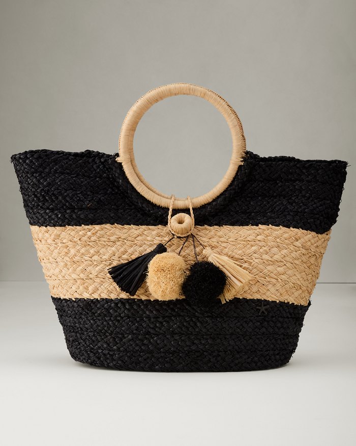 Caladesi Raffia Beach Tote