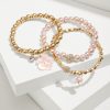 Tropical Blooms Stretch Charm Bracelet Set
