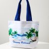 Beach Print Reusable Tote