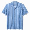 Big & Tall Vista Mar Azzurro Stripe IslandZone® Shirt