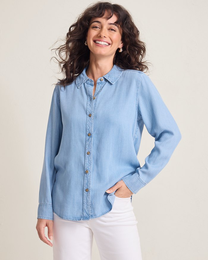 Chambray O'Lei Relaxed Shirt