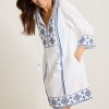 Bali Breeze Embroidered Tunic Coverup Dress