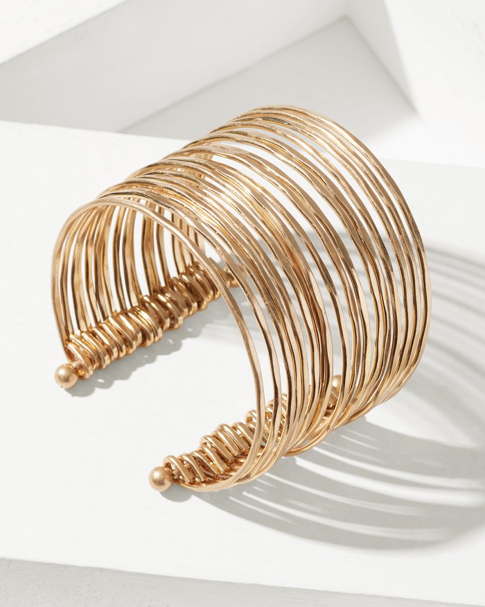 Sapphire Seas Metal Cuff Bracelet