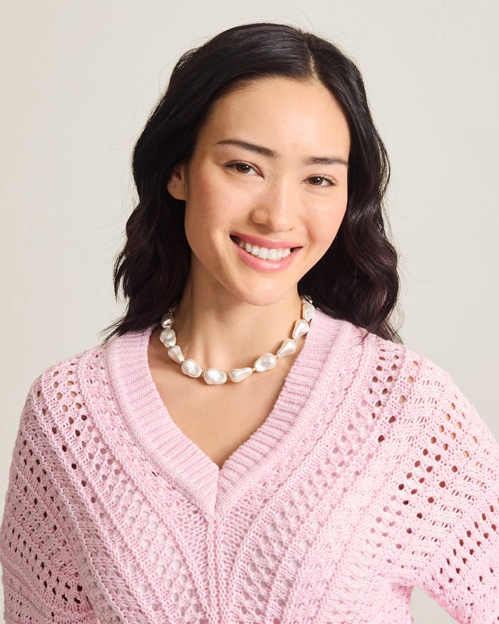 Pearl Island Statement Necklace