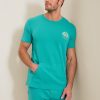 Big & Tall Terry Short-Sleeve Crew T-Shirt