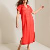 Capri Coast Linen-Blend Beach Caftan