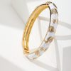 Pearl Island Pineapple Enamel Bangle