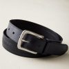Lace Inlay Leather Belt