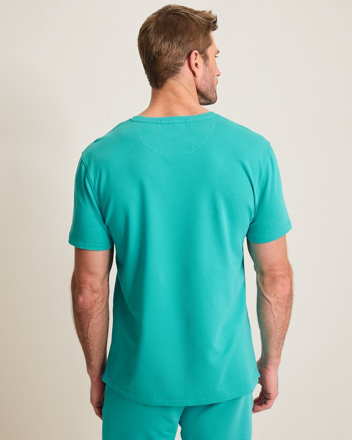 Big & Tall Terry Short-Sleeve Crew T-Shirt