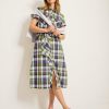 Maui Madras Midi Shirt Dress