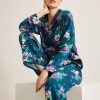 Woven Sateen Long Sleeve & Pants Pajama Set