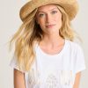 Maria Packable Raffia Upturn Hat