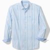 Big & Tall Sarasota Stretch Trickle Stripe IslandZone® Shirt