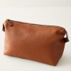 Brown Embossed Marlin Dopp Kit