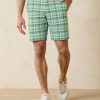 Chip Shot Caddie Plaid IslandZone® 9-Inch Shorts