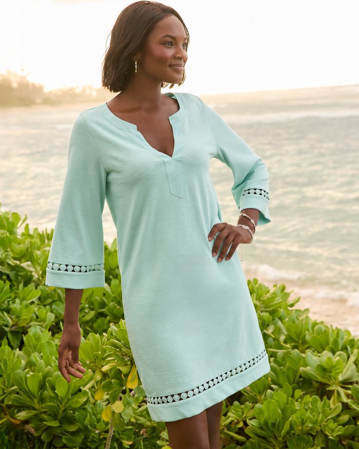 Sunset Harbor Long-Sleeve Dress