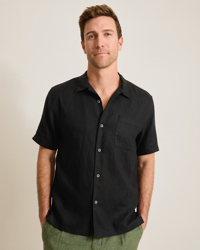 Desert Riviera Linen Camp Shirt