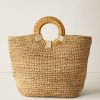 Gili Large Crochet Raffia Tote