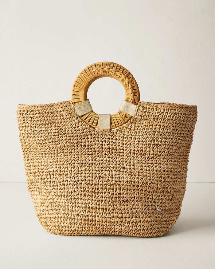 Gili Large Crochet Raffia Tote