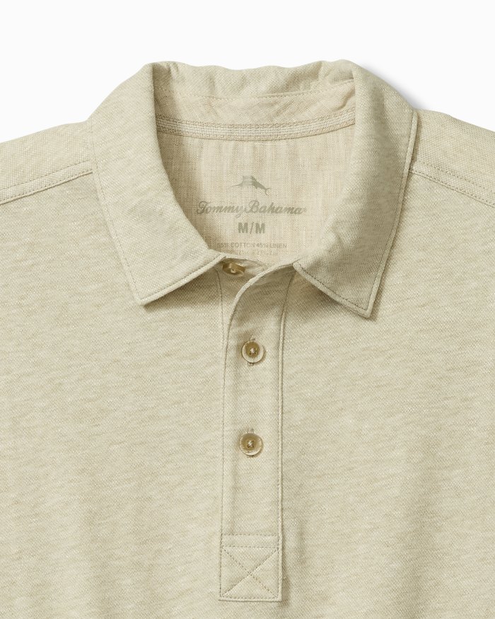 Big & Tall Laurito Beach Linen-Blend Polo